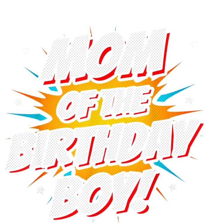 Superhero Party - Comics Birthday - Mom of Birthday Boy 7-Panel Snapback Hat