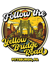 Follow The Yellow Bridge Road Pittsburgh Fan Women's Momentum V-Neck T-Shirt