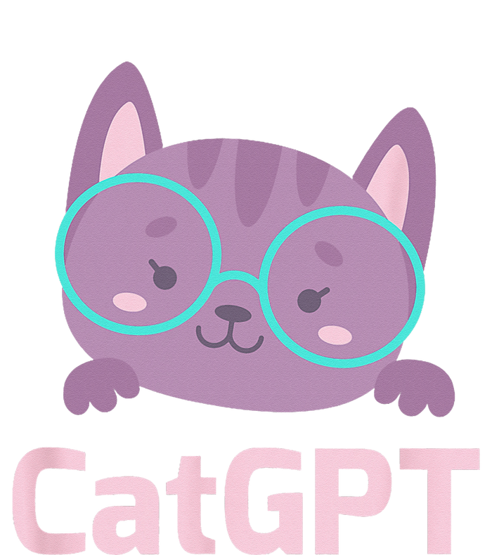 Cat GPT Ai Cat Geek Cat Lovers & Chat GPT Back To School Doggie Tank