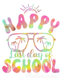 Happy Last Day Of School Hello Summer Students And Teachers Out For Summer Women's Knotted Racerback Tank