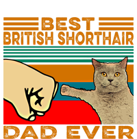 Vintage Best British Shorthair Cat Dad Ever Gift T-Shirt