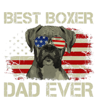 Best Boxer Dad Ever Dog Lover American Flag Gift Long Sleeve Shirt