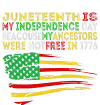 Happy Juneteenth Is My Independence Day Free ish Black Softstyle Adult Sport Polo