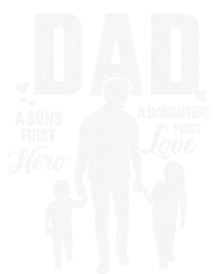 Dad Sons First Hero Daughters Love For Fathers Day Tall Long Sleeve T-Shirt