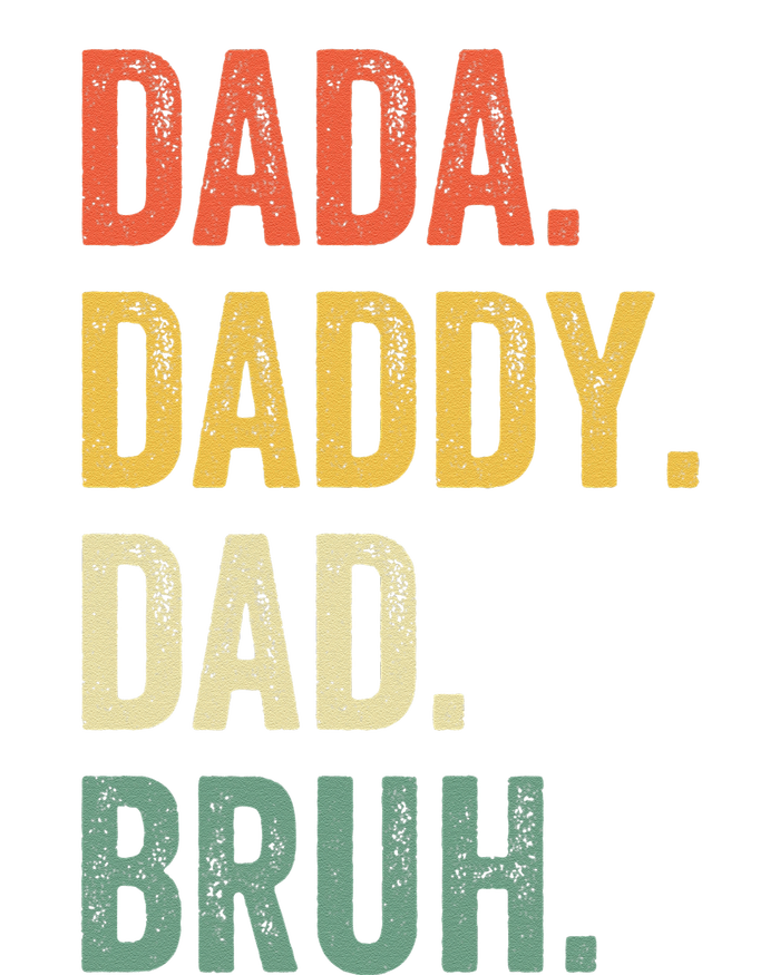 Dada Daddy Dad Bruh Fathers Day Funny Dad Life Vintage T-Shirt