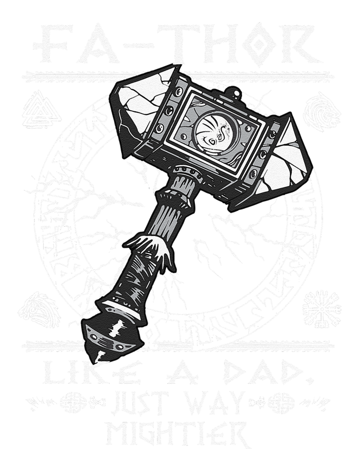 Fathor Like A Dad Just Way Mightier Fathers Day Viking (1).png Magnet