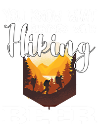 What Rhymes With Hiking Beer Fathers Day Ing And Hiking Gift T-Shirt