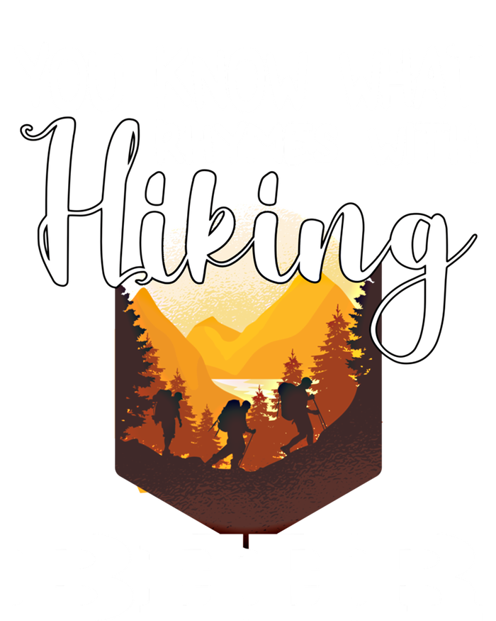 What Rhymes With Hiking Beer Fathers Day Ing And Hiking Gift T-Shirt