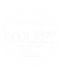 Worlds Coolest Dad Funny Dad Funny Gift Striped Beanie with Solid Band