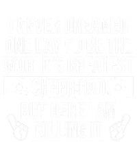 Worlds Greatest Cheer Dad Cheerleading Gift Hoodie