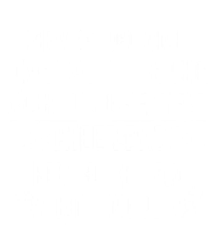 Worlds Greatest Cheer Dad Cheerleading Gift Hoodie