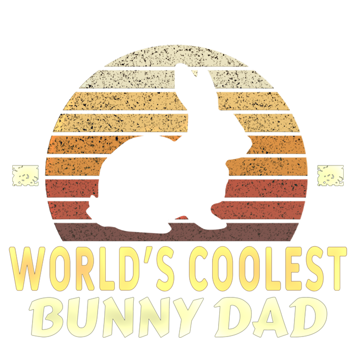 Worlds Coolest Bunny Dad Pet Cute Rabbit Great Gift Women's V-Neck T-Shirt