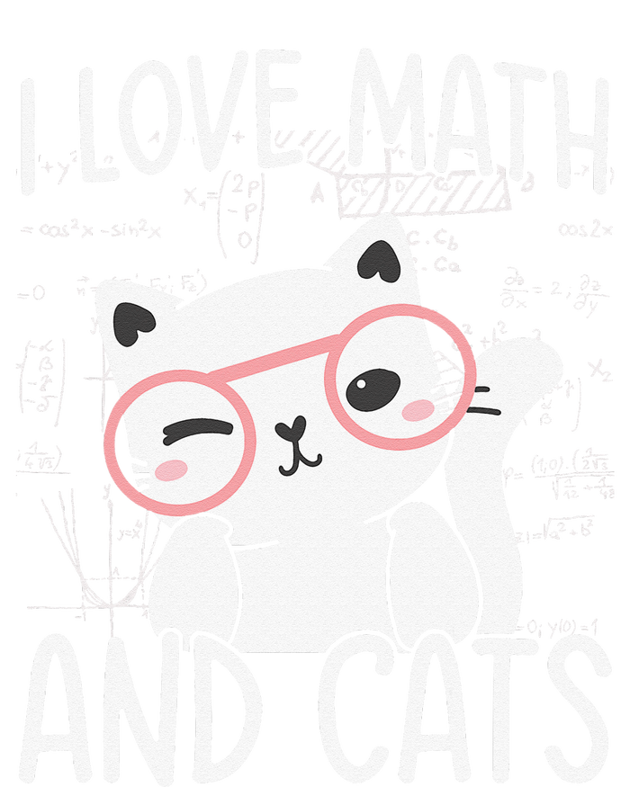 I Love Math And Cats T-Shirt