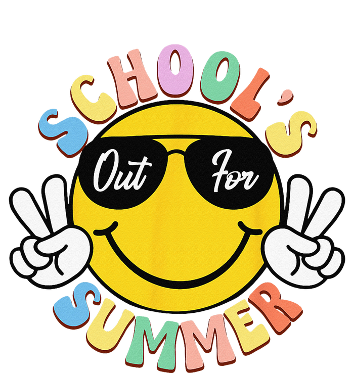 Last Day Of School Graduation Groovy Schools Out For Summer T-Shirt