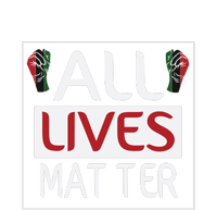 All Lives Matter Juneteenth Day Gift Pom Pom 12in Knit Beanie