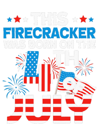 This Firecracker Born On 4th Of July Patriotic Birthday Tall Long Sleeve T-Shirt