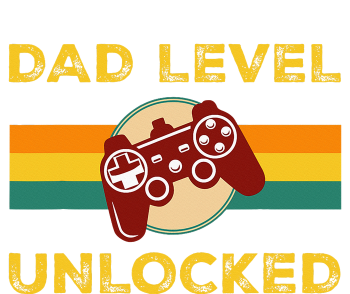 Vintage Dad Level Unlocked Gifts For Gamer Daddy Fathers Day T-Shirt