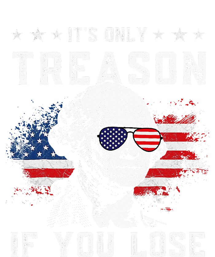 George Washington Its Only Treason If You Lose 4th Of July Kids Tie-Dye T-Shirt