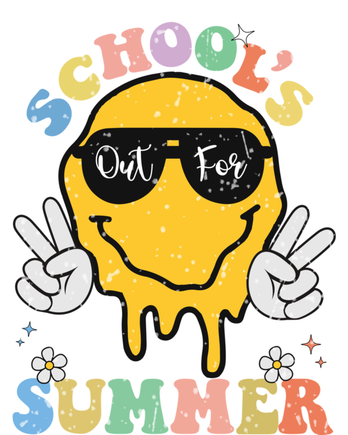 Funny Groovy Schools Out For Summer Graduation Teacher T-Shirt