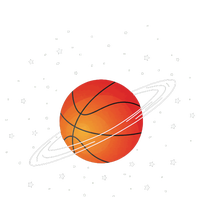 Basketball Lovers Basketball Player Funny Basketball Space Cooling Performance Crew T-Shirt