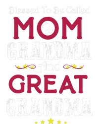 Blessed To Be Called Mom Grandma And Great Grandma Full Zip Hoodie