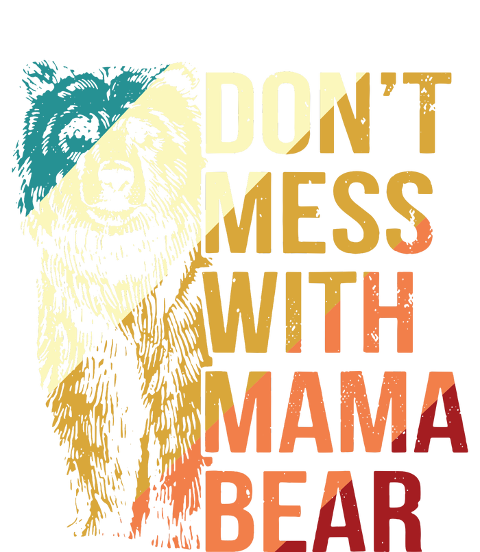 Dont Mess With Mama Bear PosiCharge RacerMesh Polo