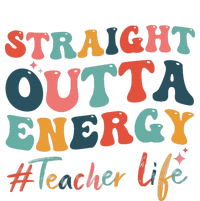 Straight Outta Energy Teacher Life Groovy Paraprofessional Performance Fleece Hoodie