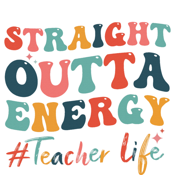 Straight Outta Energy Teacher Life Groovy Paraprofessional Performance Fleece Hoodie