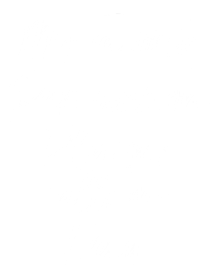 Marching Band Dad My Favorite Percussion Player Calls Me Dad Great Gift Full-Length Apron With Pockets