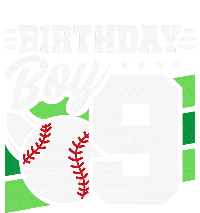 9th Birthday Baseball Birthday Party 9th Birthday Kids Long Sleeve Shirt