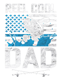 Reel Cool Dad American Flag Fishing Birthday Gift T-Shirt