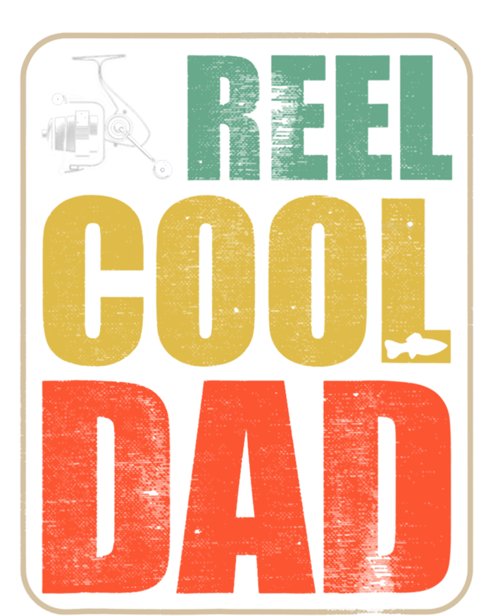 Reel Cool Dad Fisher Daddy Fathers Day Fishing Vintage Gift Valucap Bio-Washed Visor