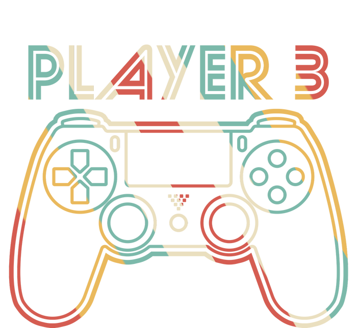 Retro Matching Player 3 Video Gamer T-Shirt