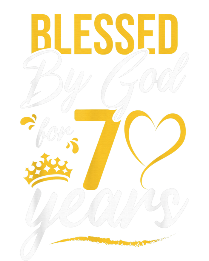 Vintage Happy 70 years Blessed by God for 70th Birthday gift T-Shirt