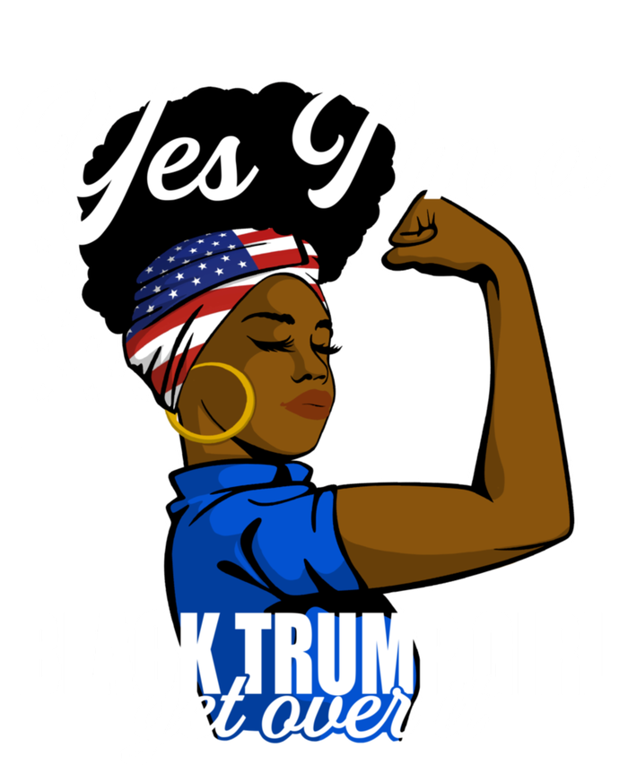 Yes Im A Black Trump Girl Girl Get Over It 2024 Supporter 16 in Basic Backpack