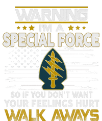 Warning I’m A US Special Forces So If You Dont Want Your Feelings Hurt Walk Aw Women's Crop Top Tee