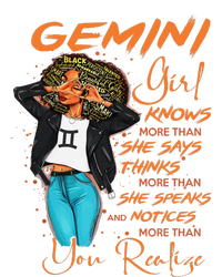 Gemini Knows More Than She Says For Black Wo Ladies Long Sleeve Shirt