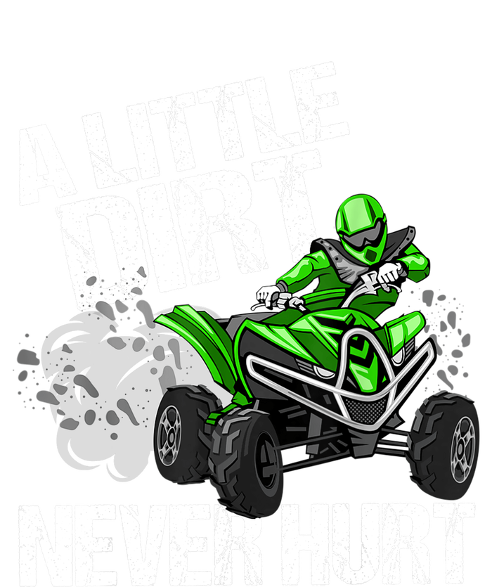 A Little Dirt Never Hurt Funny ATV 4 Wheeler Quad MX Gift Long Sleeve Pajama Set