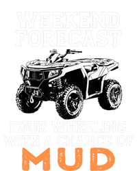 Quad Four Wheeler Weekend Forecast Mud 4 Wheeler Ladies PosiCharge Competitor Racerback Tank