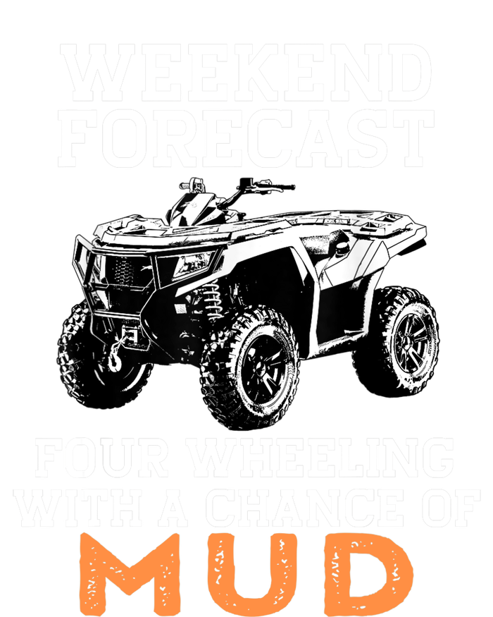 Quad Four Wheeler Weekend Forecast Mud 4 Wheeler Ladies PosiCharge Competitor Racerback Tank