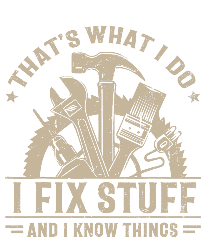 That's What I Do I Fix Stuff And I Know Things Funny Saying Youth Performance Sprint T-Shirt