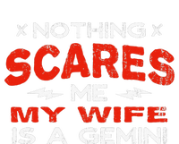 Nothing Scares Me My Wife Is a Gemini Funny Horoscope Humor Ceramic Star Ornament