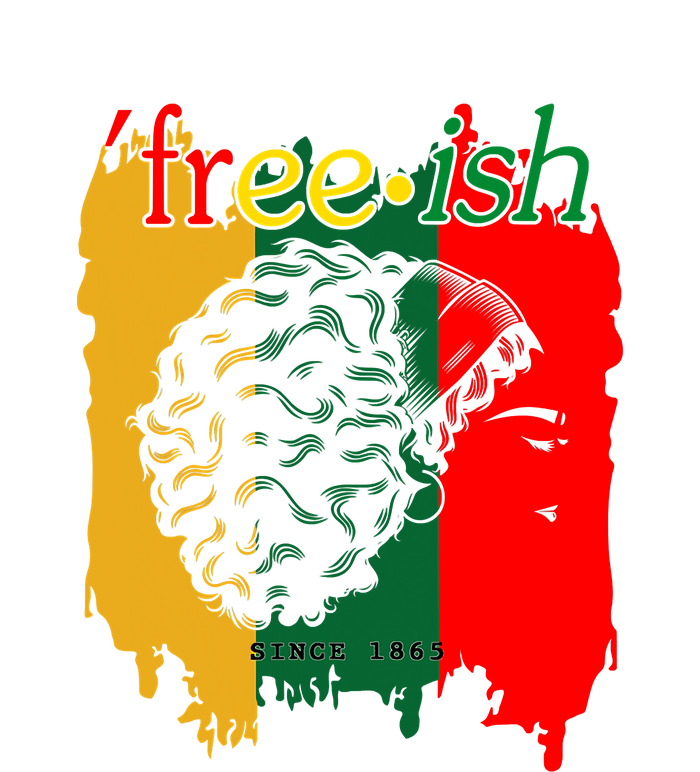 Freeish Since 1865 Juneteenth Black Women Black Pride 1865 Gift African Pride Tie-Dye Long Sleeve Shirt