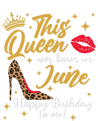 This Queen Was Born In June Happy Birthday To Me Ceramic Star Ornament