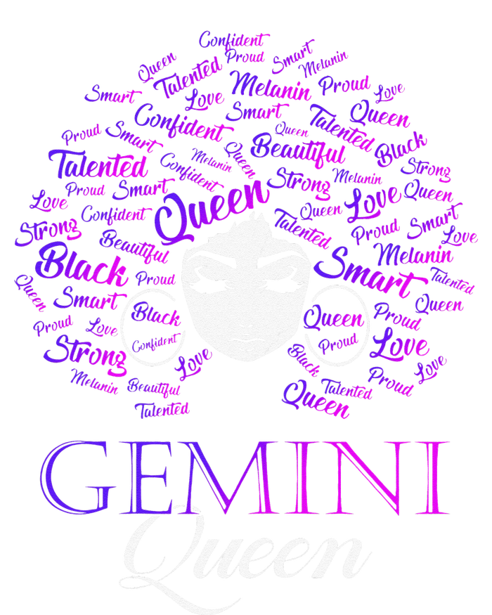 Wo Black Wo Afro Hair Gemini Queen Birthday Gift Hooded Wearable Blanket