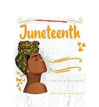 Black Women Juneteenth Because My Ancestor Werent Free 1776 Gift African Pride T-Shirt