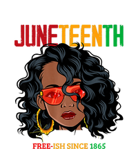 Women Juneteenth Free Ish Since 1865 Afro Queen Black Queen Gift African Pride T-Shirt