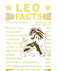 Leo Facts Zodiac Funny Leo Birthday Gift Tee Daily Commute Backpack