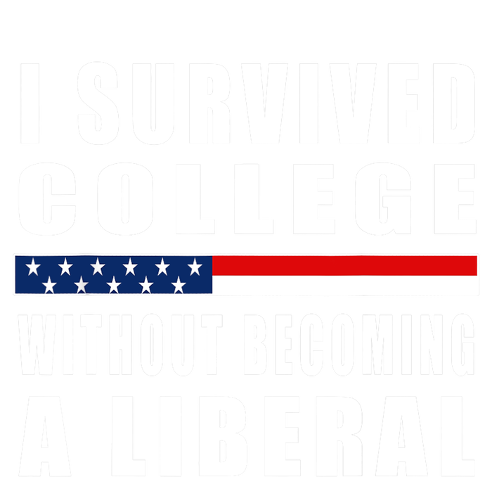 I Survived College Without Becoming A Liberal - 2021 Funny Kids Long Sleeve Shirt