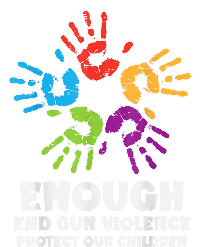 Enough End Gun Violence Protect Our Children Orange Mom Dad Platinum Collection Golf Towel